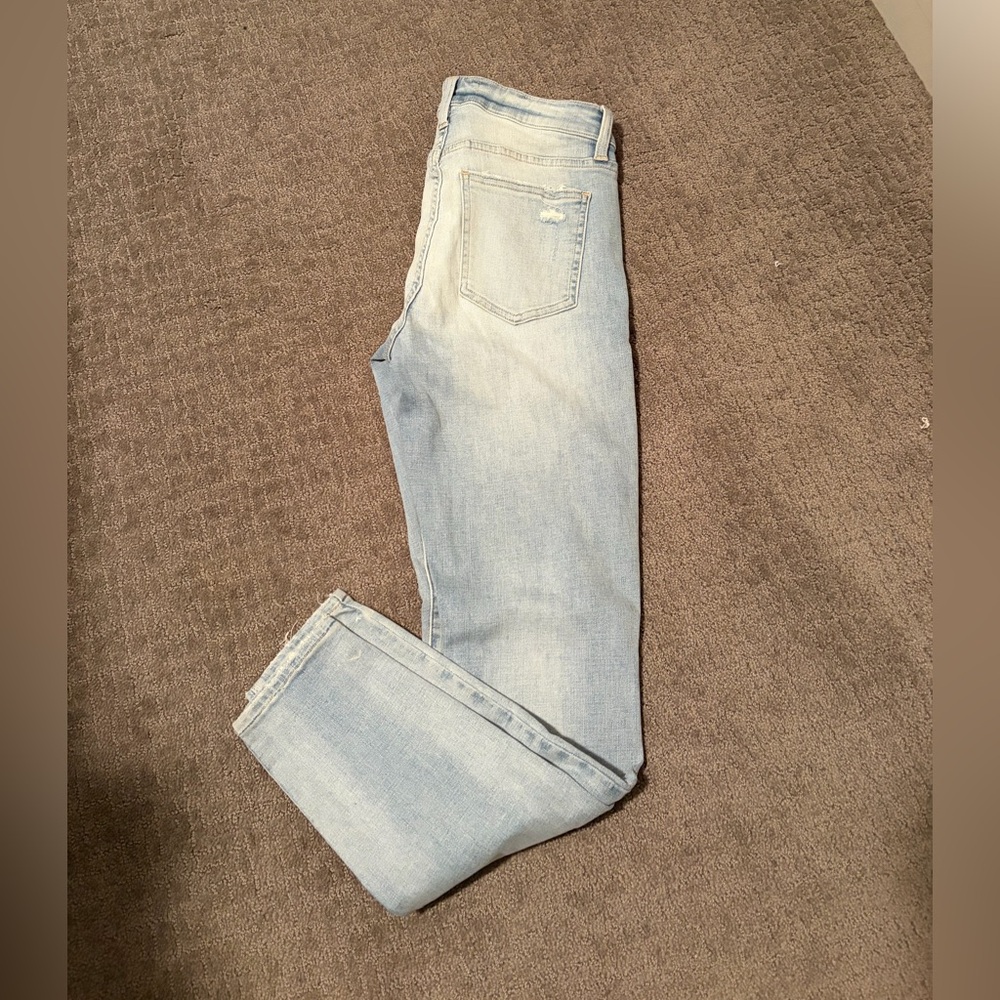 Pistola Light Wash Mid Rise Skinny Jeans